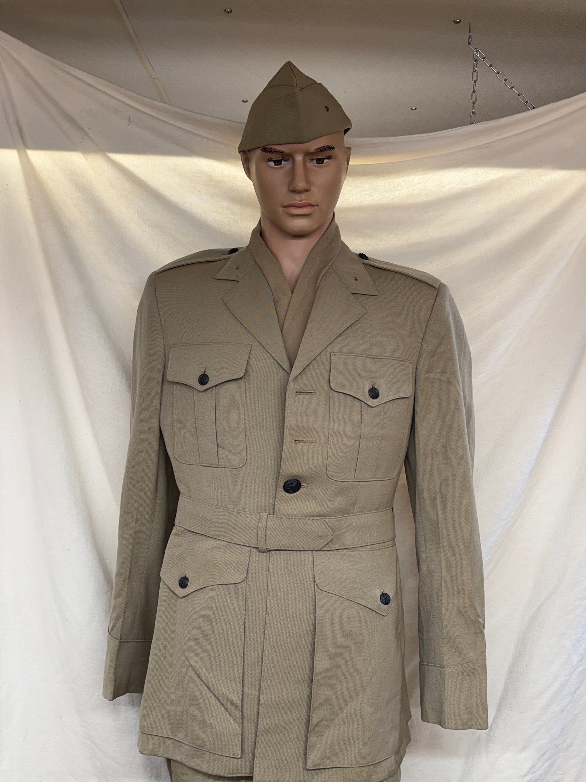 KOREAN WAR USMC Marine Corps Officer's Wool Formal Dress Uniform-NAMED KOREAN WAR USMC Marine Corps Officer's Wool Formal Dress Uniform-NAMED