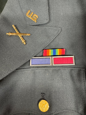 Authentic 80’s U.S. Army Officers Jacket Size 40S Named
