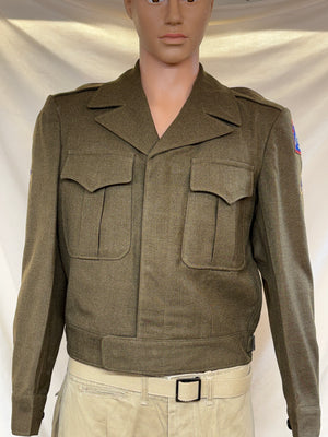 Named WWII US Army IKE Uniform/Dated Letters/Photos