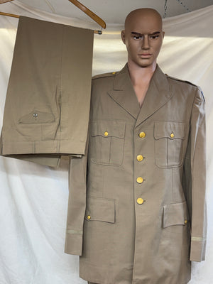 50’s US Army Officers Khaki Jacket/Trouser-Named 40XL