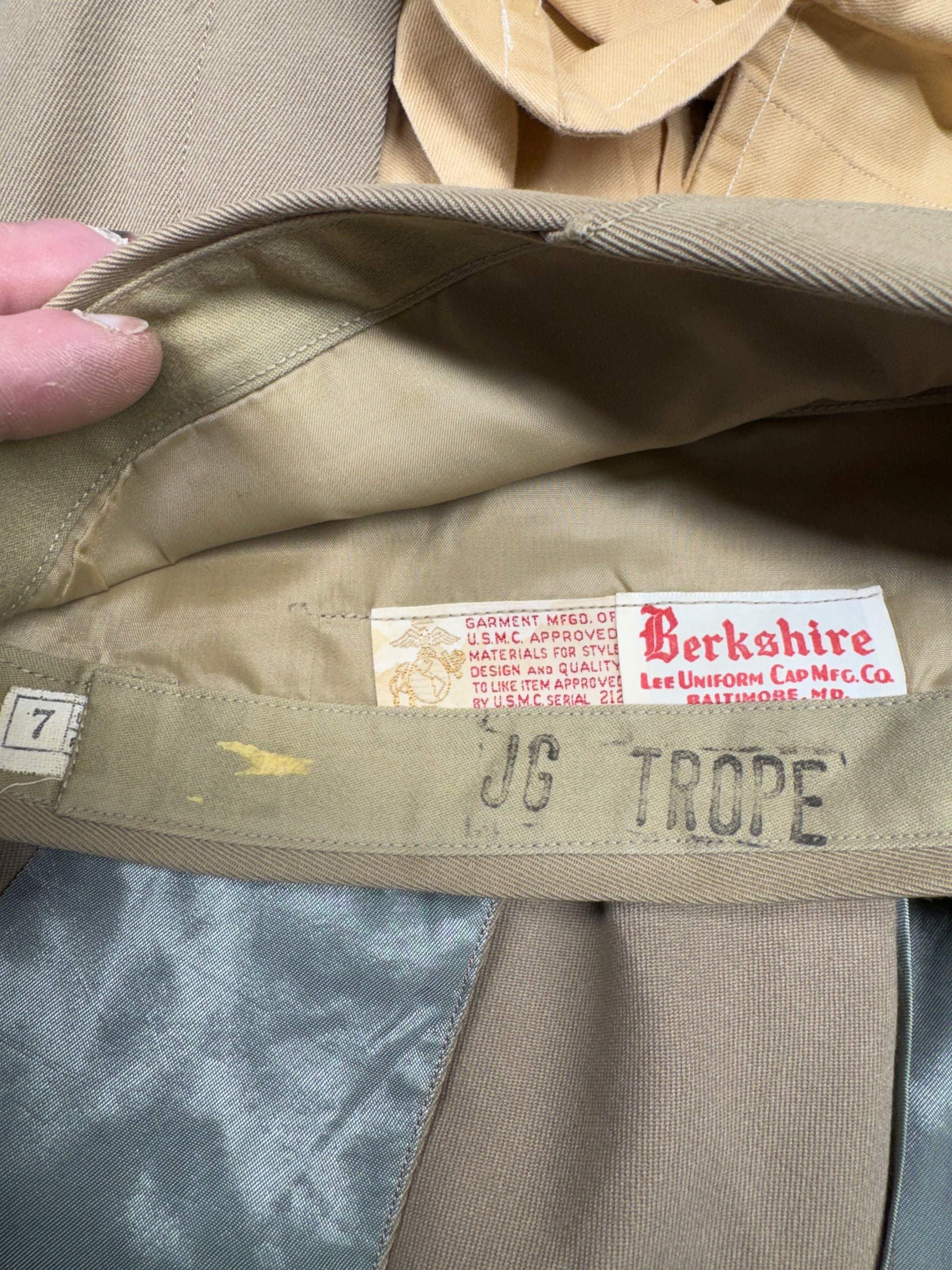 KOREAN WAR USMC Marine Corps Officer's Wool Formal Dress Uniform-NAMED - LockNWalkHarness KOREAN WAR USMC Marine Corps Officer's Wool Formal Dress Uniform-NAMED - LockNWalkHarness