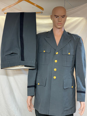 60’s Vietnam War US Army Officer's Wool SERGE Dress Uniform Coat/Pants 43Reg.