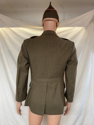 WW2 Uniform Jacket ,Cap w/Ribbons + Dated 36S