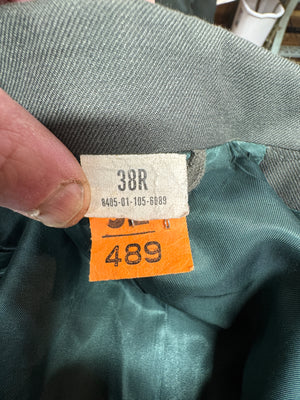 Authentic US ARMY Serge Wool JACKET is the Size 38R