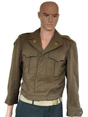 ORIGINAL WWII US ARMY “IKE”  WOOL JACKET Dated 1944 Size 36S