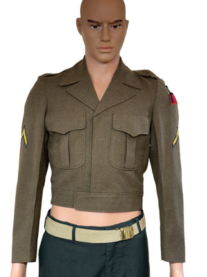 ORIGINAL US ARMY KOREAN WAR M1950 IKE EISENHOWER MILITARY JACKET 32R
