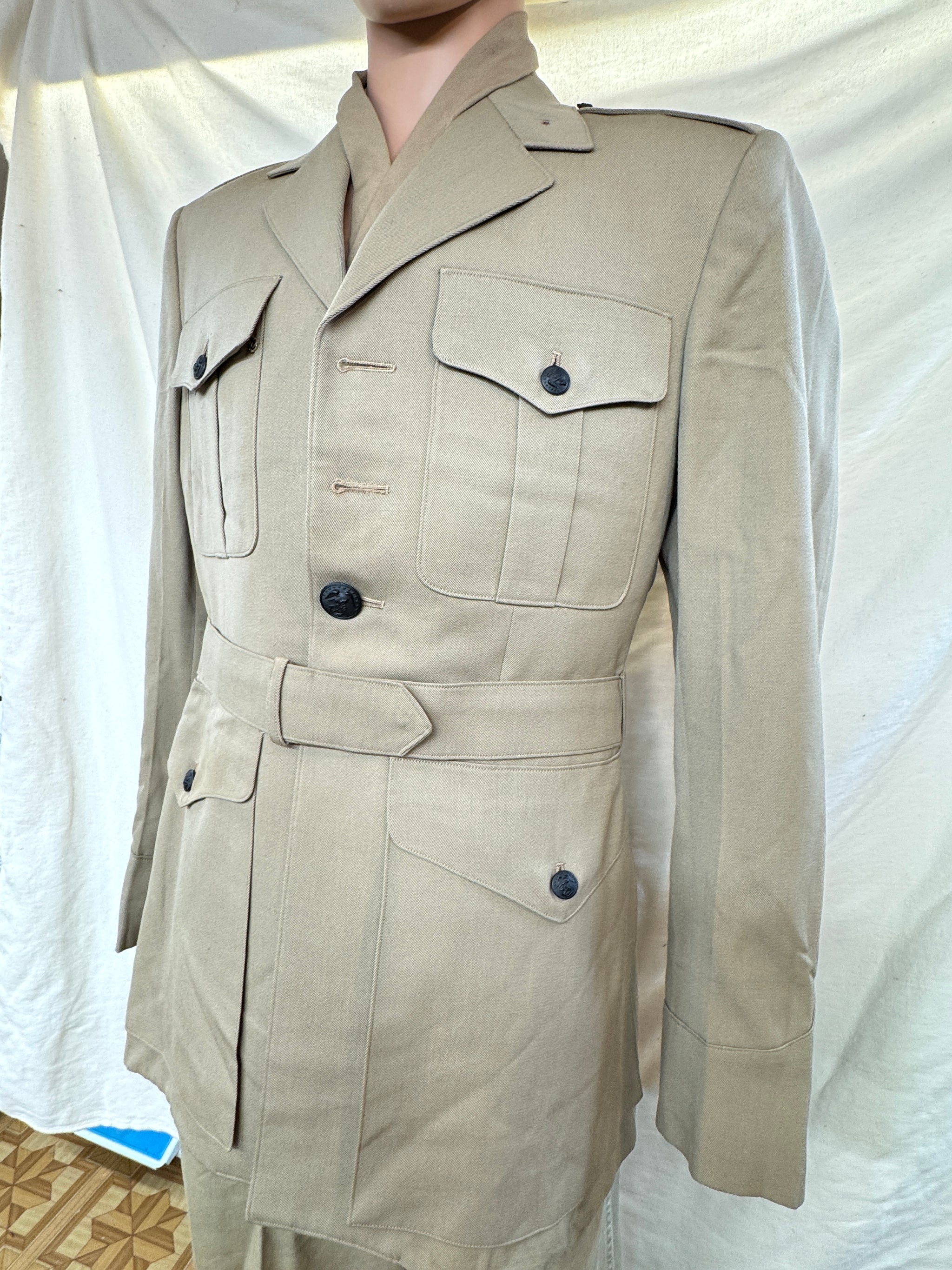 KOREAN WAR USMC Marine Corps Officer's Wool Formal Dress Uniform-NAMED - LockNWalkHarness KOREAN WAR USMC Marine Corps Officer's Wool Formal Dress Uniform-NAMED - LockNWalkHarness