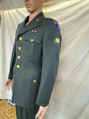 Authentic Vietnam Era U.S. Army Wool Serge Coat Jacket Named & Dated