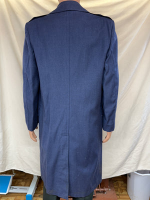 ORIGINAL VIETNAM ERA USAAF BLUE WOOL OVERCOAT-1968