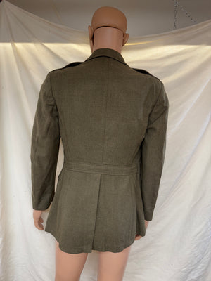 WW2 Army Enlisted Wool Dress Jacket With Patches