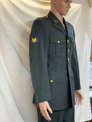 Authentic Vietnam Era U.S. Army Wool Serge Coat Jacket Named & Dated