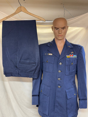 Original Korean War USAF Officer's Dress Blue Uniform Jacket/Pants