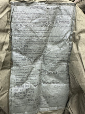 U.S. Extreme Cold Weather Vintage Sleeping Bag