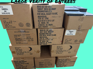 VINTAGE 1980’s FIRST GENERATION Military Meals Ready-to-EAT “ENTREES ONLY”(LARGE VARIETY)