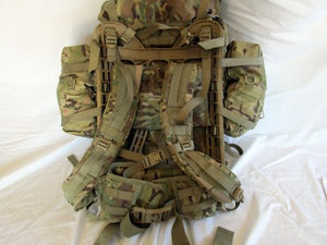 MILITARY MOLLE II MULTICAM LARGE RUCKSACK COMPLETE ASSEMBLY VERY GOOD CONDITION