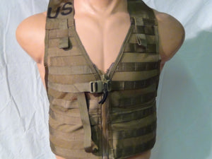 NEW GENUINE ISSUE MILITARY FLC (FIGHTING LOAD CARRIER)VEST.FULLY ADJUSTABLE TO FIT ALL SIZES