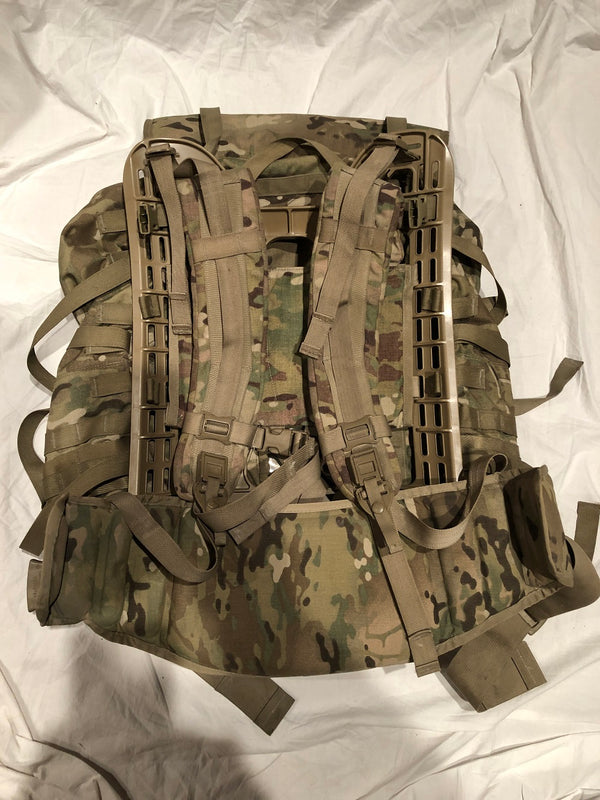 USGI MULTICAM MOLLE LARGE RUCKSACK FIELD PACK COMPLETE W FRAME VG USED ...