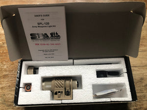 Novatac SPL 120 Spa Defense Weapon Light Kit Tactical Flashlight IR Filter
