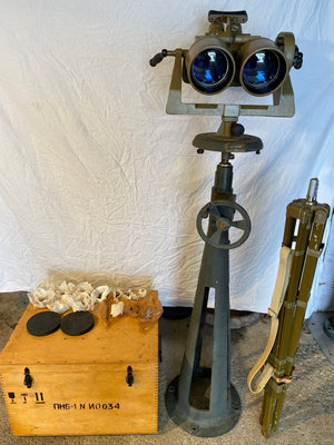 WW II  Russian Novosibirsk Optical PNB-1 , 15X110 Rangefinder Binoculars