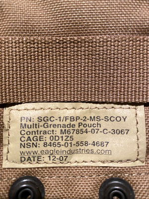 Multi-Grenade Pouch Coyote Brown By Eagle Industries