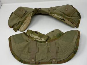 MULTICAM IOTV FRONT AND REAR YOKE/COLLAR ASSEMBLY  W/3A Soft Armor Includedd