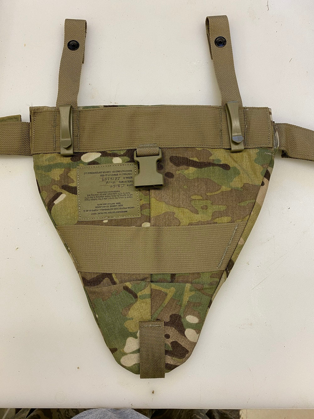 Multicam IOTV Gen III Plus Enhanced Groin Protector W/3A Soft Armor In ...