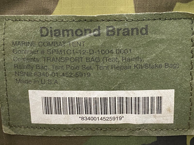 diamond brand combat tent USMC 2-MAN COMBAT TENT COMPLETE SHELTER SYSTEM US MILITARY, DIAMOND &