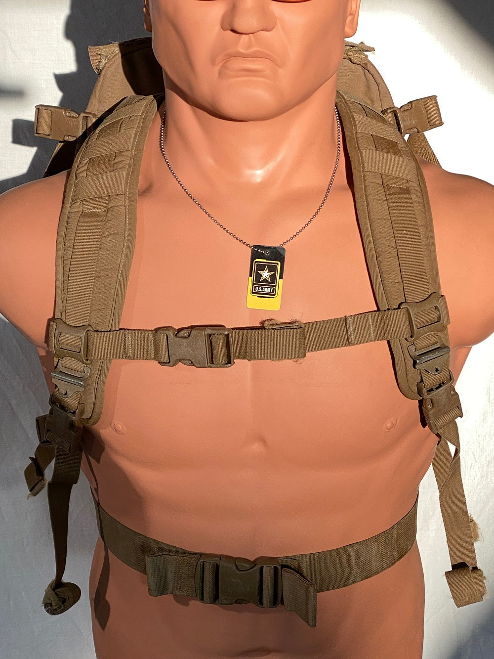 USMC FILBE ASSAULT PACK COYOTE PROFESSIONALLY REPAIRED
