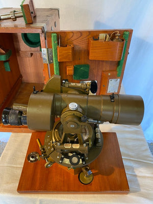 RARE WORLD WAR II MILITARY ARTILLERY TRANSIT Or Theodolite WW2 Imperial Japan COMPLETE