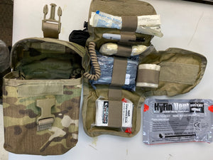 USGI MOLLE II Multicam OCP IFAK Improved First Aid Kit Complete w/Tournquet