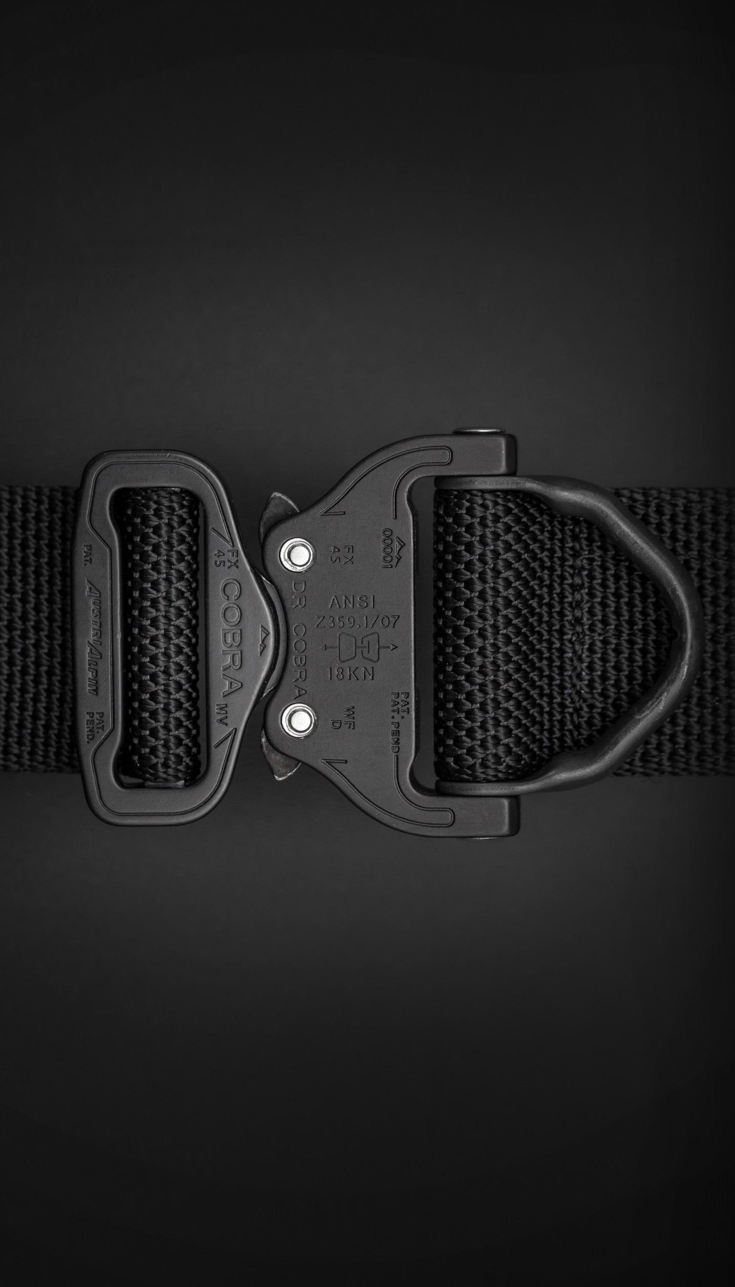 RIGGERS BELT 2″ DRing COBRA® Pro Style BUCKLE LockNWalkHarness