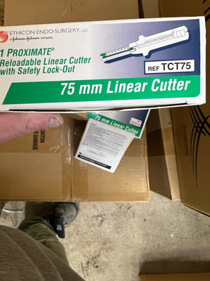 Box Of 3 Reloadable Linear Cutter with Safety Lock-Out.