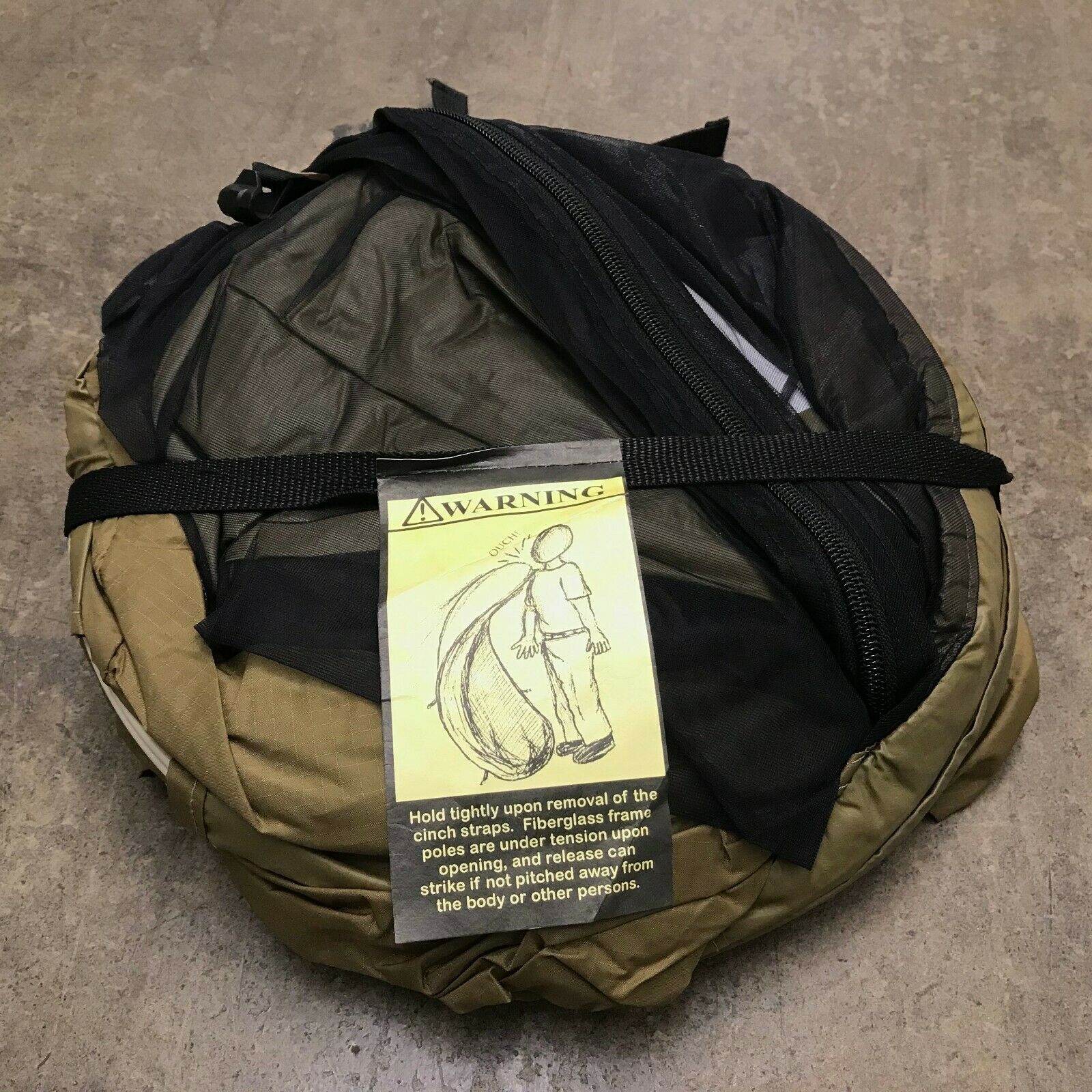 catoma badger zelt NEW” Military Catoma Wolverine EBNS Pop Up Tent w/ Rainfly, Carry Bag